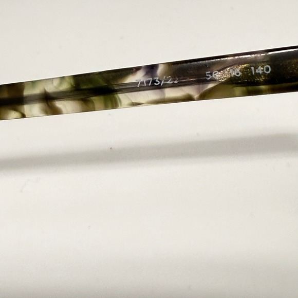 OGI Eyewear 7173/23 Marbled Green Grey Acetate Eyeglasses Frames 50-16-140 Japan main image 6